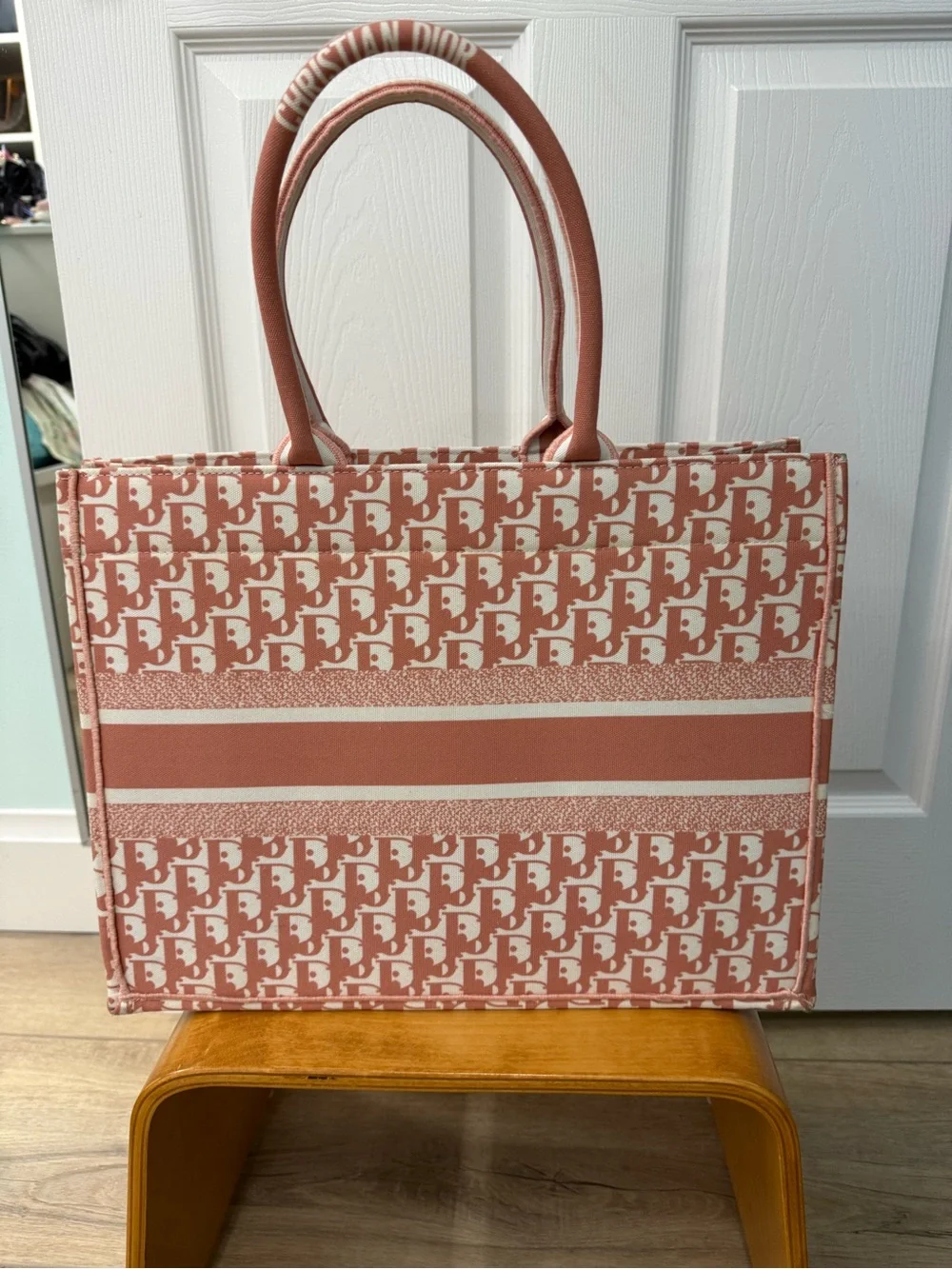 Designer Inspired Pink Tote